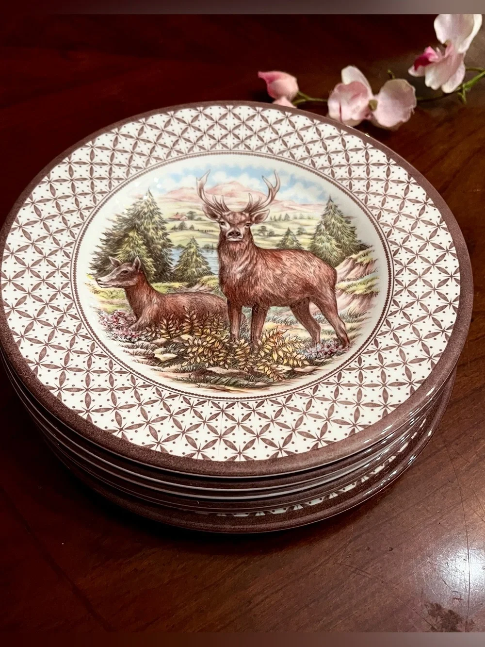 Royal Stafford Chantilly Stag England vtg royal